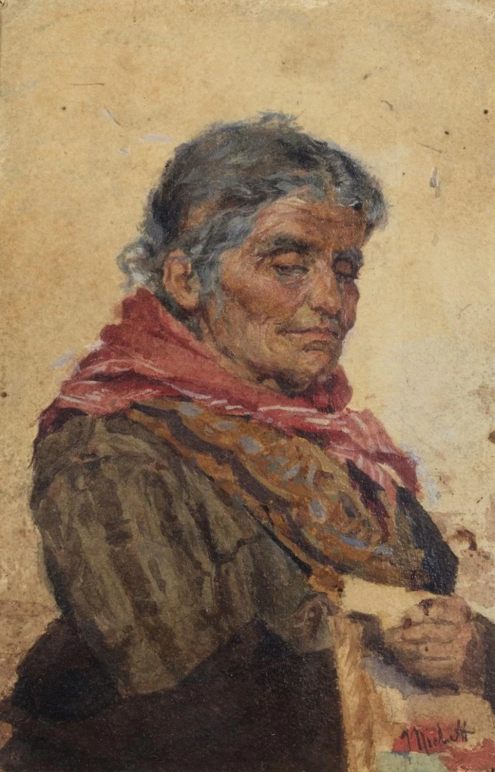 Francesco Paolo Michetti - 151, Ritratto di contadina